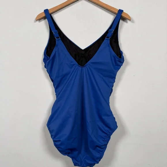 Talbots X Miraclesuit Firm Control One-Piece Swimsuit, Size 14, Great Condition
